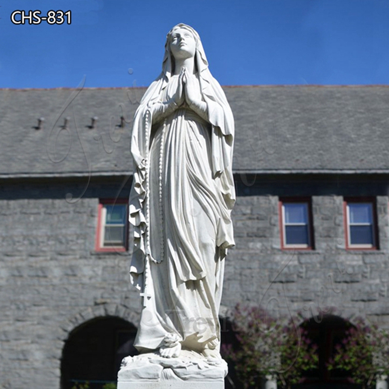 Life Size Marble Our Lady Of Lourdes Garden Statue China Supplier CHS-831